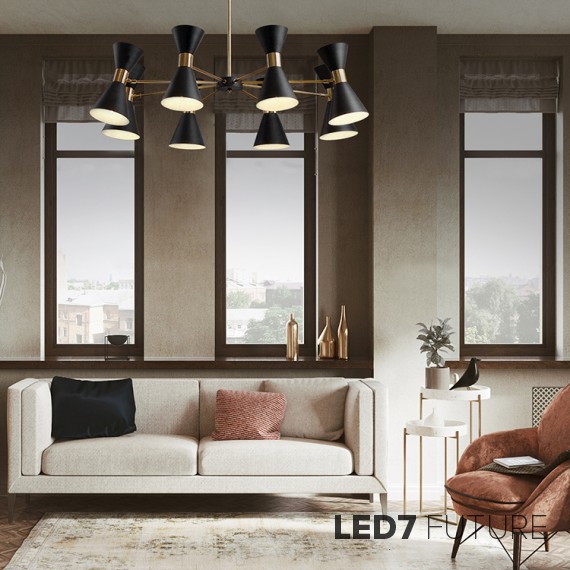 Loft Industry Modern - Bittly Chandelier